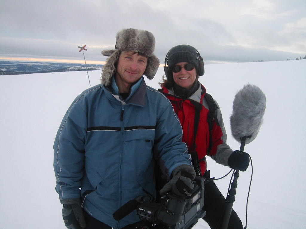 Filmteamet Gunnar Zetterberg och Pia Johansson- Upptäcksresande Titti Strandberg