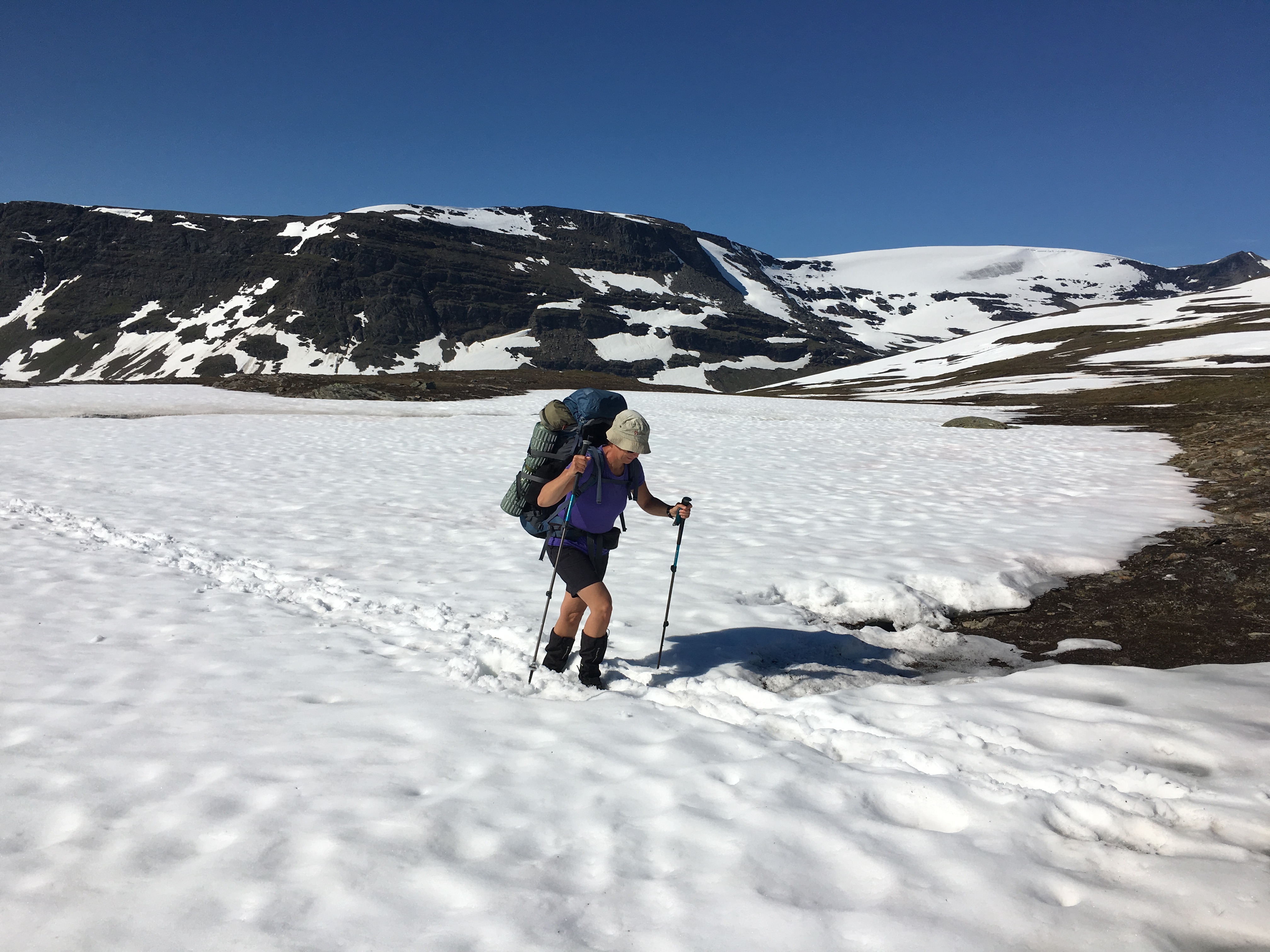 Snöfält på Nordkalottleden-Samefolk